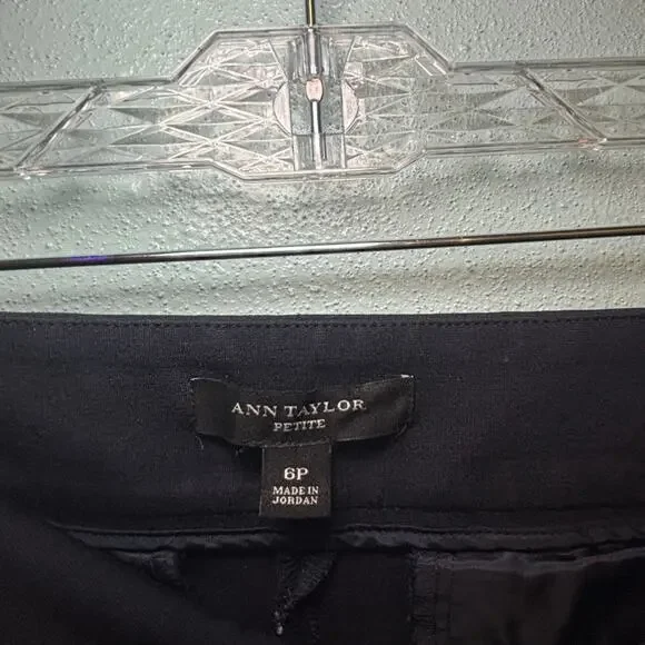 Women's Ann Taylor Navy Blue Petite 6P Ankle & Cropped Pants - Picture 2 of 8